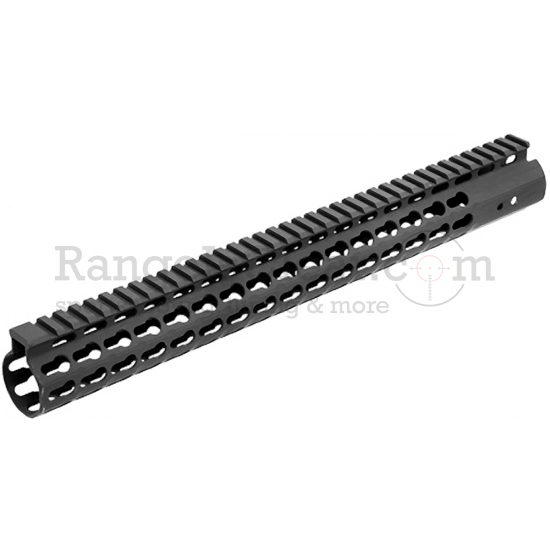 Leapers AR15 15" Super Slim Handguard Keymod Black